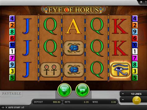 eye of horus slot machine free download